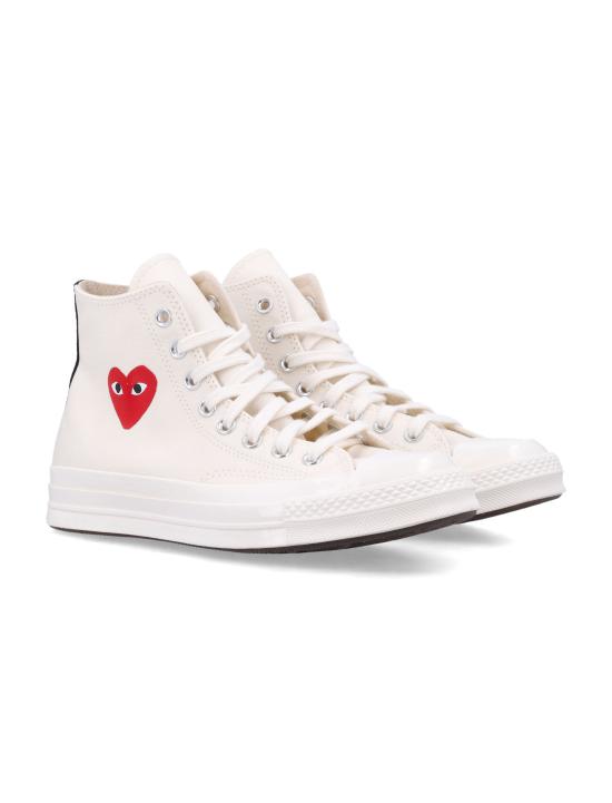 26SS 꼼데가르송 플레이 X 컨버스 스니커즈 AZK129001 Bianco - COMME DES GARCONS PLAY CONVERSE