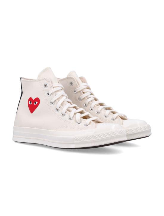 26SS 꼼데가르송 플레이 X 컨버스 스니커즈 AZK129001 Bianco - COMME DES GARCONS PLAY CONVERSE