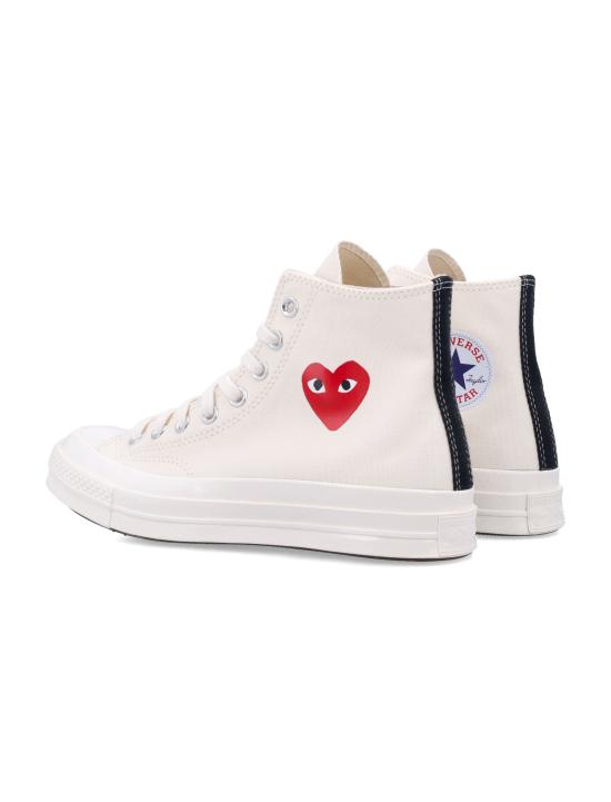 26SS 꼼데가르송 플레이 X 컨버스 스니커즈 AZK129001 Bianco - COMME DES GARCONS PLAY CONVERSE