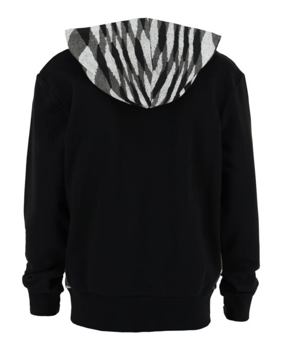  엠 미쏘니 후드 티셔츠 S23UW04 BJ00LZ S91MR 00983 2X Black - M MISSONI