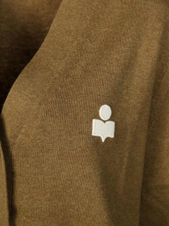 25FW 이자벨마랑에뚜왈 KARINA 카리나 V넥 가디건 CA0104FA C1L17E GZ67KI VERDE - ISABEL MARANT ETOILE