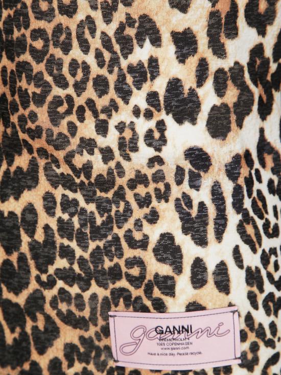 25FW 가니 긴팔 티셔츠 T4208 943 MARRONE - GANNI