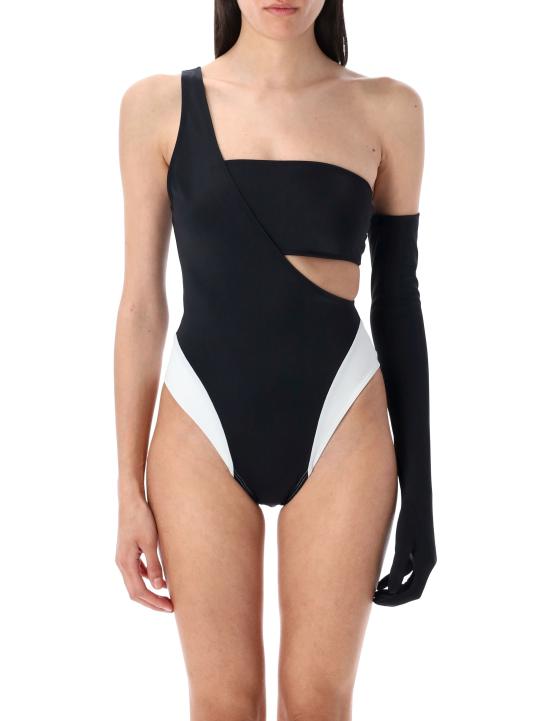 26SS LET'S SWIM 원피스 수영복 LSW006SS BLACK WHIT Nero - OTHER BRANDS