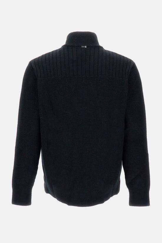 25FW 에르노 콘 스티치 울 & 핀갈 카디건 MP000126U70061 9300 NERO - HERNO