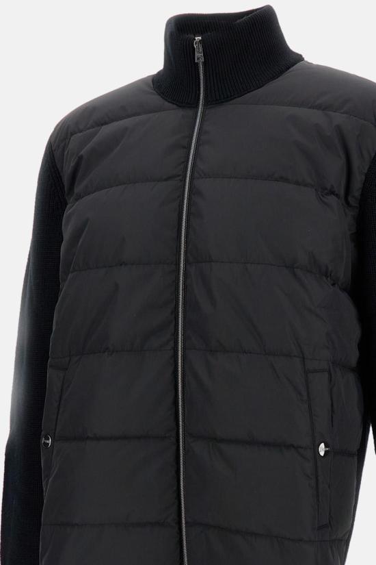 25FW 에르노 콘 스티치 울 & 핀갈 카디건 MP000126U70061 9300 NERO - HERNO