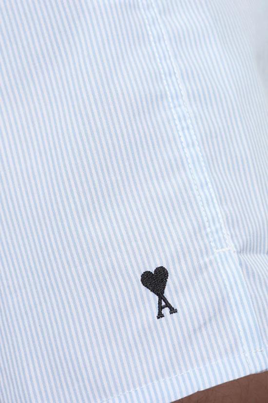 25FW 아미 스트레이트 팬츠 H25HUN207CO0092 475 BLEUCIEL - AMI