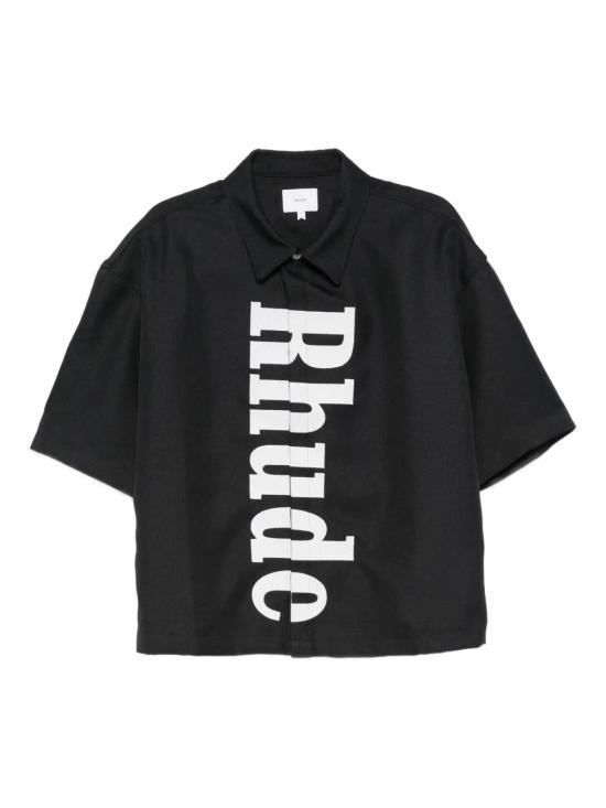 25FW 루드 긴팔 셔츠 RHPF25SR01731 3028 BLACWHITE