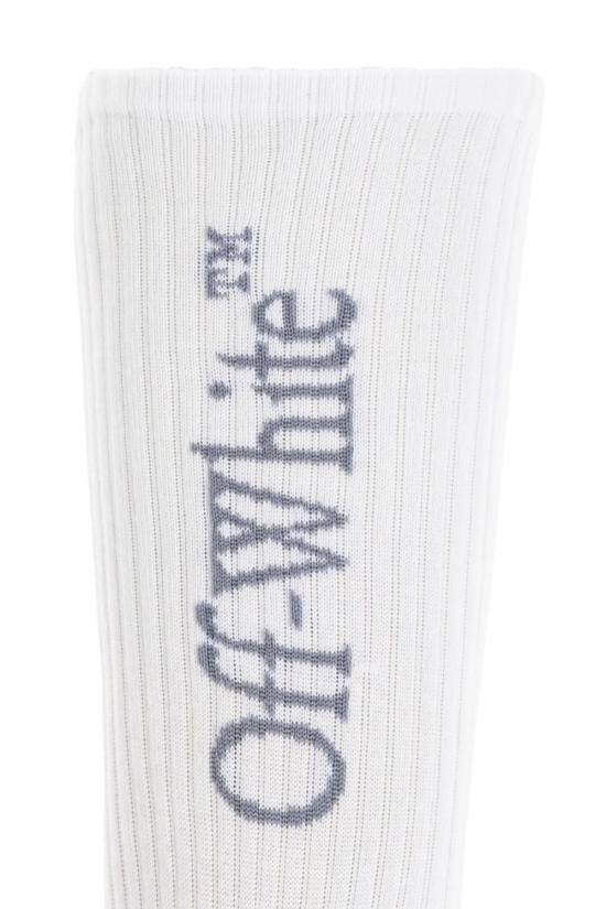 25FW 오프화이트 양말 OMRA085F25KNI001 0109 WHITE GREY - OFF WHITE