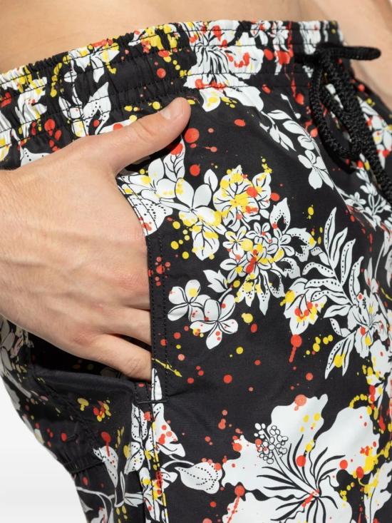 25SS 팜앤젤스 스윔팬츠 PMFD01AF25FAB004 1001 BLACKWHITE - PALM ANGELS