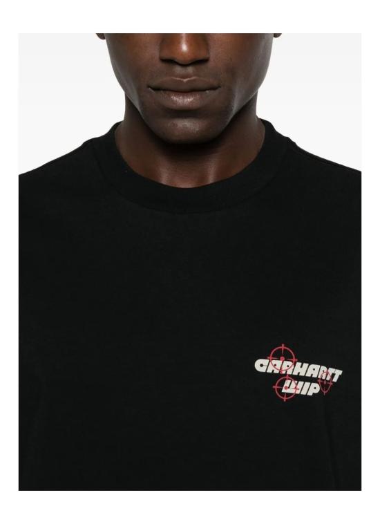 25FW 칼하트 WIP 반팔 티셔츠 I035492 89XX BLACK - CARHARTT WIP