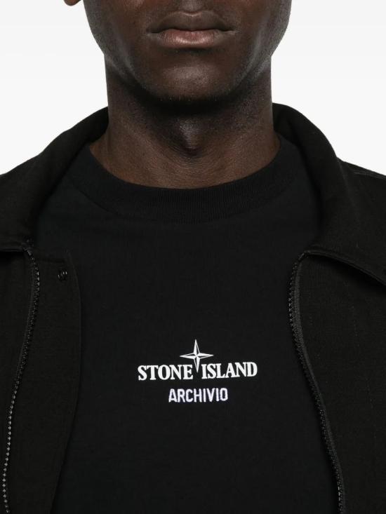 25FW 스톤 아일랜드 반팔 티셔츠 K2S152100037S0091 V0029 BLACK - STONE ISLAND