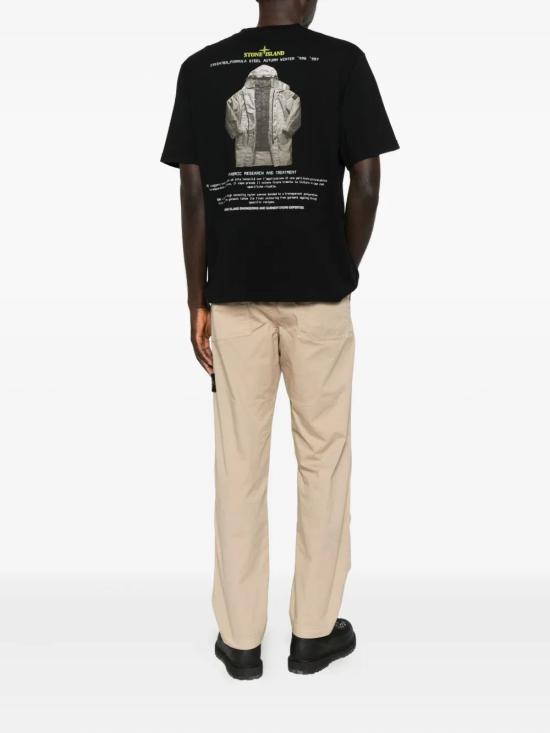 25FW 스톤 아일랜드 반팔 티셔츠 K2S152100037S0091 V0029 BLACK - STONE ISLAND