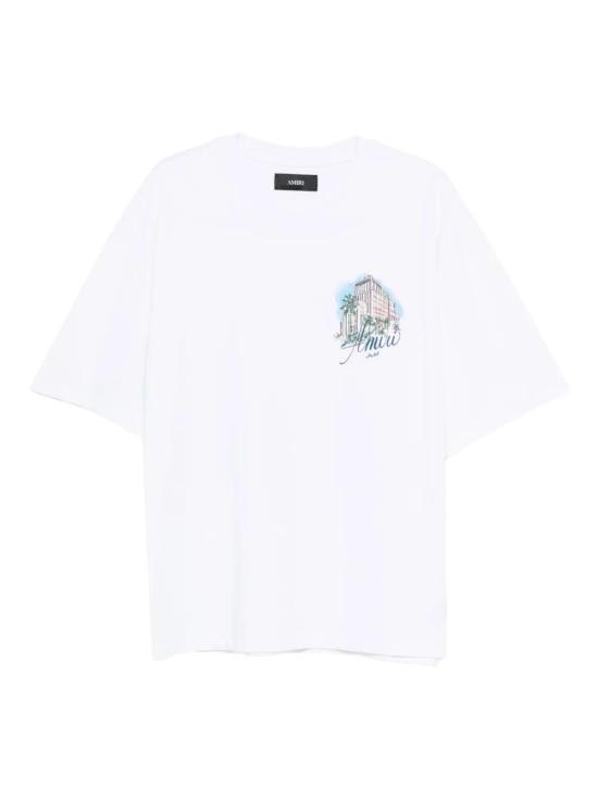 25FW 아미리 반팔 티셔츠 AMJYTE1236 100 WHITE
