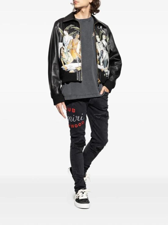25FW 아미리 반팔 티셔츠 AMJYTE1242 001 BLACK - AMIRI