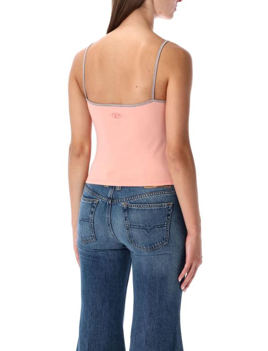 25FW 디젤 민소매 티셔츠 A196150HQAH 38V Rosa - DIESEL