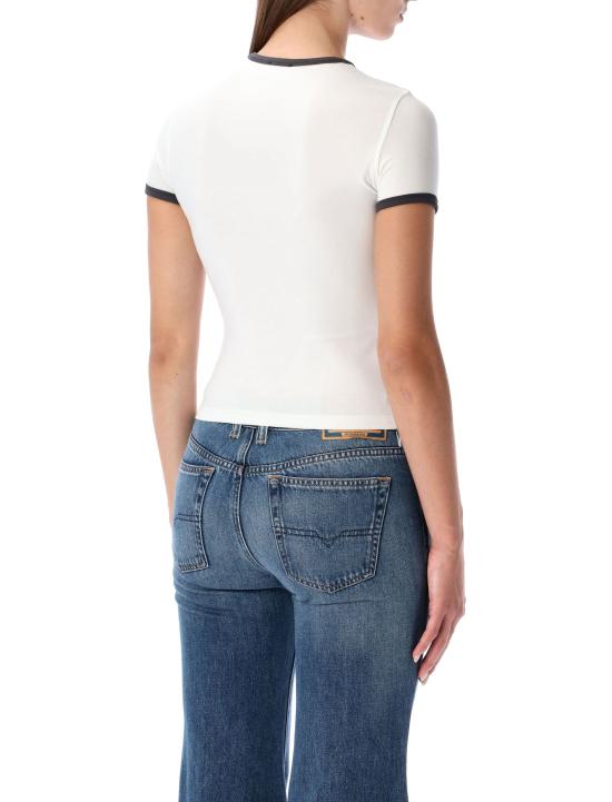 25FW 디젤 반팔 티셔츠 A196550HQAH 100 Bianco - DIESEL