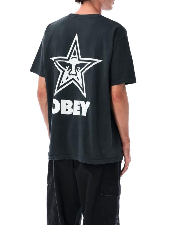 25FW 오베이 반팔 티셔츠 167924225 PTB VINTAGE BLACK - OBEY