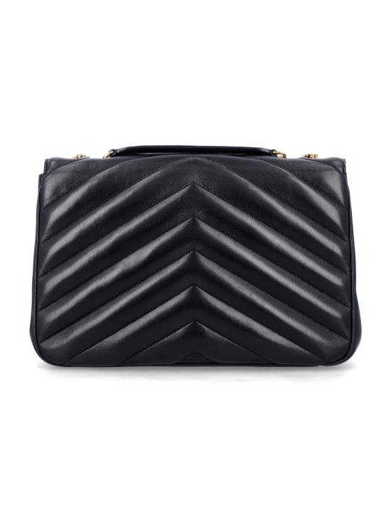 25FW 생로랑 루루 라지 마틀라세 램스킨 숄더백 803541AAEAX 1000 - SAINT LAURENT