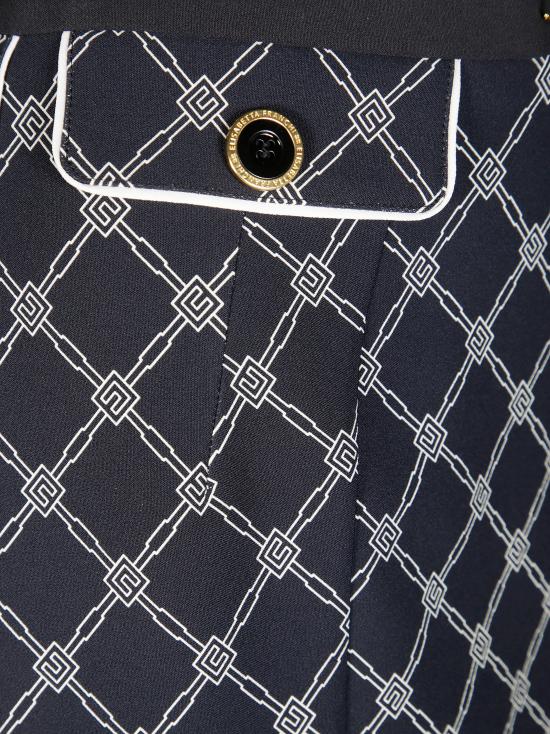 25SS 엘리자베타프랜치 숏 스커트 GOS0351E2 685 NERO - ELISABETTA FRANCHI