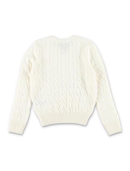 26FW [키즈] 폴로 랄프로렌 캐시미어 니트 877375 009 Bianco - POLO RALPH LAUREN