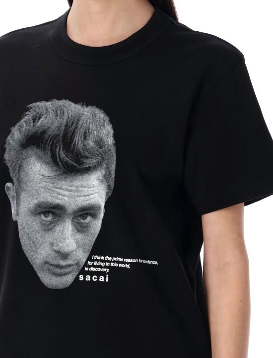 25SS 사카이 반팔 티셔츠 250918S 001 Nero - SACAI