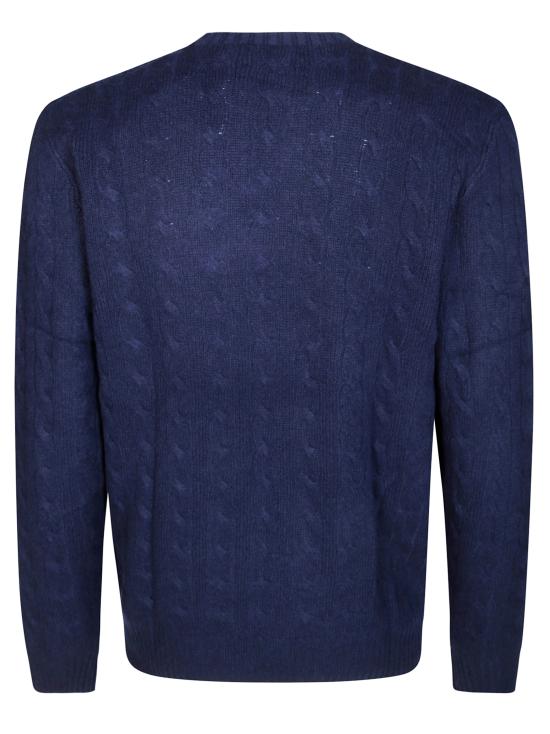 25FW 폴로 랄프로렌 케이블 니트 스웨터 710876762002 HUNTER NAVY BLU - POLO RALPH LAUREN