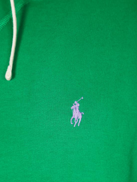 25FW 폴로 랄프로렌 포니 자수 플리스 후드 티셔츠 710766778106 CRUISE GREEN VERDE - POLO RALPH LAUREN