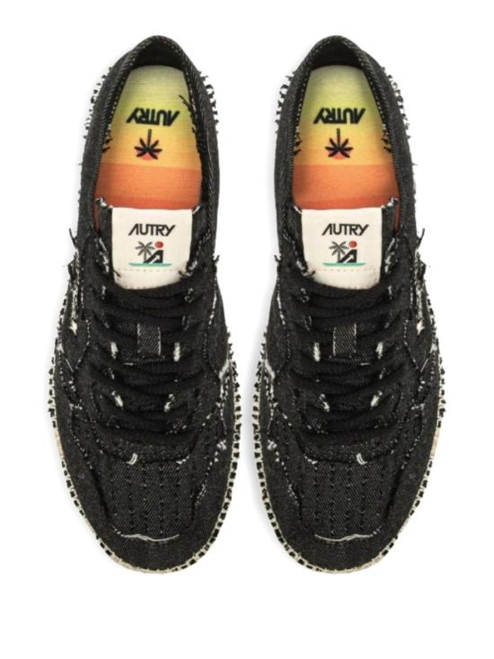 25FW 오트리 SANDY 샌디 에스파드리유 스니커즈 ESLW CV02 Black - AUTRY