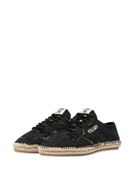 25FW 오트리 SANDY 샌디 에스파드리유 스니커즈 ESLW CV02 Black - AUTRY