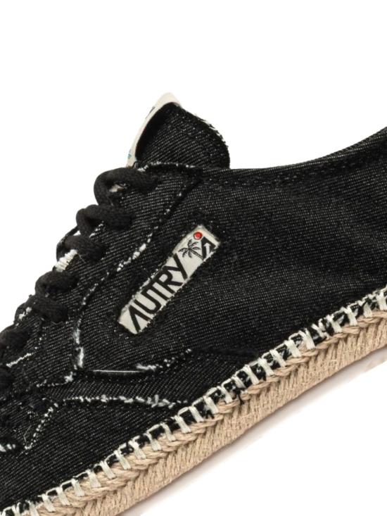 25FW 오트리 SANDY 샌디 에스파드리유 스니커즈 ESLW CV02 Black - AUTRY