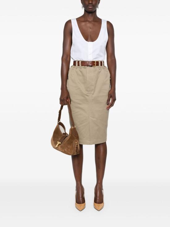  생로랑 민소매 티셔츠 790074 Y227W9000 White - SAINT LAURENT