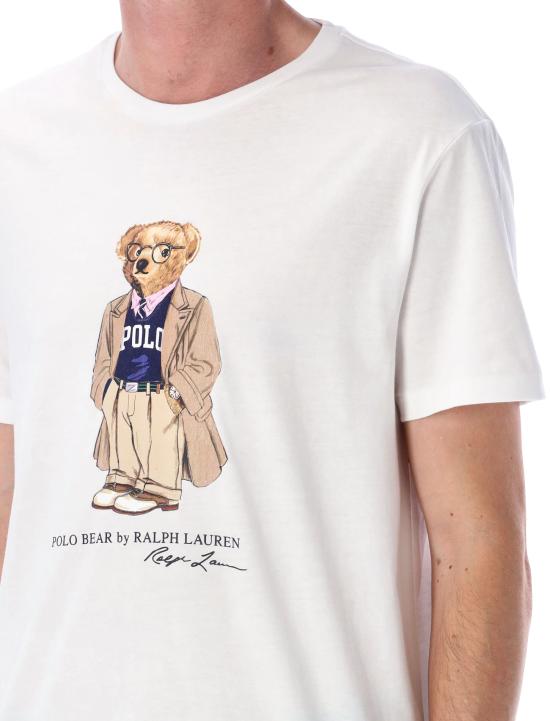 25FW 폴로 랄프로렌 반팔 티셔츠 710974584 001 Bianco - POLO RALPH LAUREN