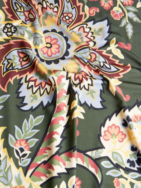 24FW 에트로 숏 원피스 WRHA0162 99IA423X0892 Green - ETRO