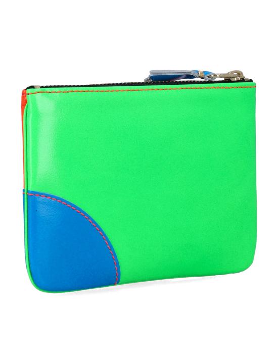 26SS 꼼데가르송 클래식 레더 라인 파우치 SA8100SF 3 ORANGE GREEN - COMME DES GARCONS