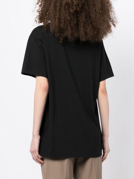  토템 반팔 티셔츠 2325043786 200 Black - TOTEME