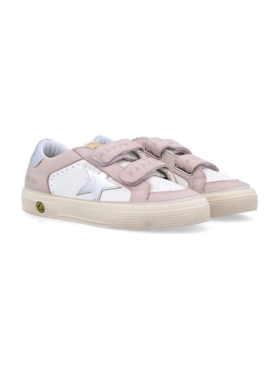 25SS [키즈] 골든구스 스니커즈 F00612F006776 81371 WHITE LIGHT PINK - GOLDEN GOOSE