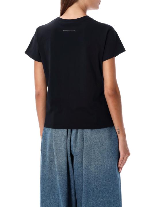 25FW MM6 메종마르지엘라 반팔 티셔츠 S52GC0327S24312 900 Nero - MM6 MAISON MARGIELA