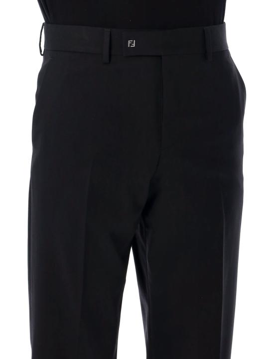 25FW 펜디 스트레이트 팬츠 FB1089AU60 F0QA1 Nero - FENDI