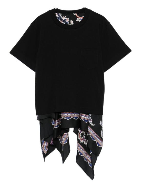 25FW 사카이 반팔 티셔츠 25 08149 002 Black