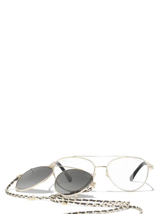 25FW 샤넬 선글라스 CH4292 C134SB PALE GOLD