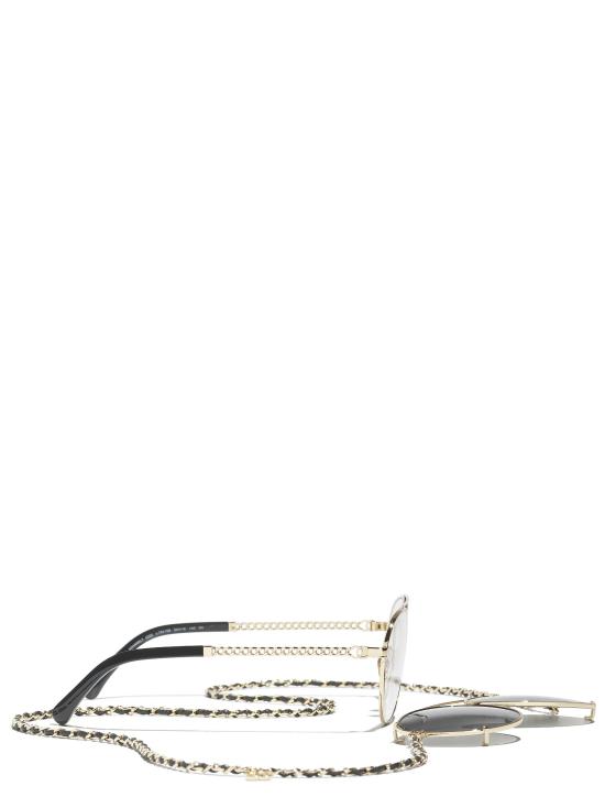 25FW 샤넬 선글라스 CH4292 C134SB PALE GOLD - CHANEL