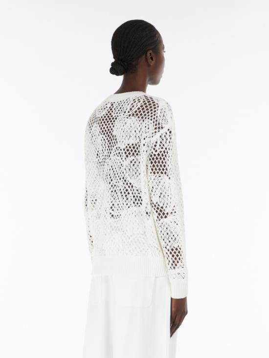 25SS 막스마라 긴팔 티셔츠 2511361102600 003 BIANCO - MAX MARA