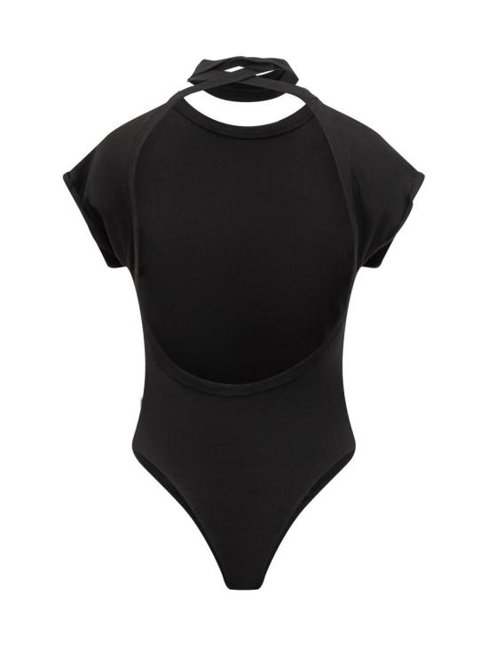 25FW 디스퀘어드2 바디수트 티셔츠 S72NA0118D20020 900 Black - DSQUARED2