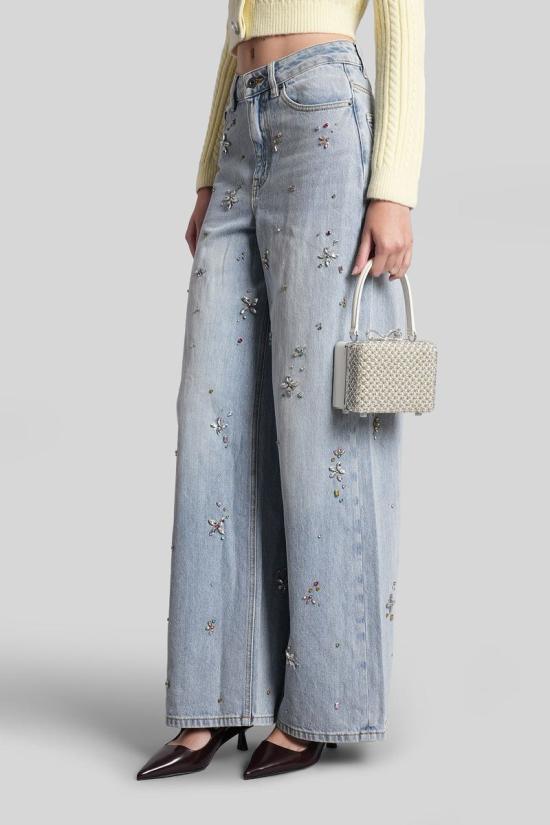 25FW 셀프 포트레이트 데님 팬츠 428108 AW25 828PA BLUE - SELF PORTRAIT