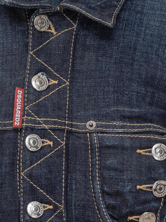 25FW 디스퀘어드2 데님 자켓 S72AM1102S30664 470 BLUE - DSQUARED2
