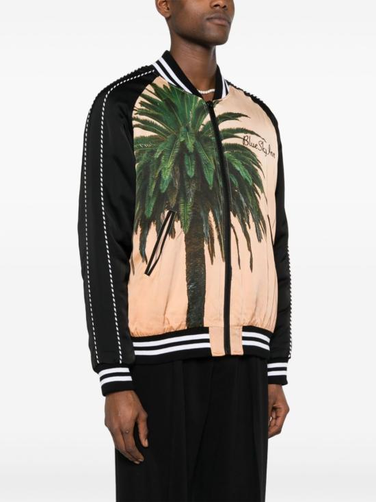  블루스카이인 봄버 자켓 BS2304JK024 QUEENPALM Beige - BLUE SKY INN