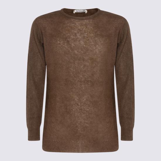 25FW 오라리 스웨터 A25AP01AKDARK BROWN Brown