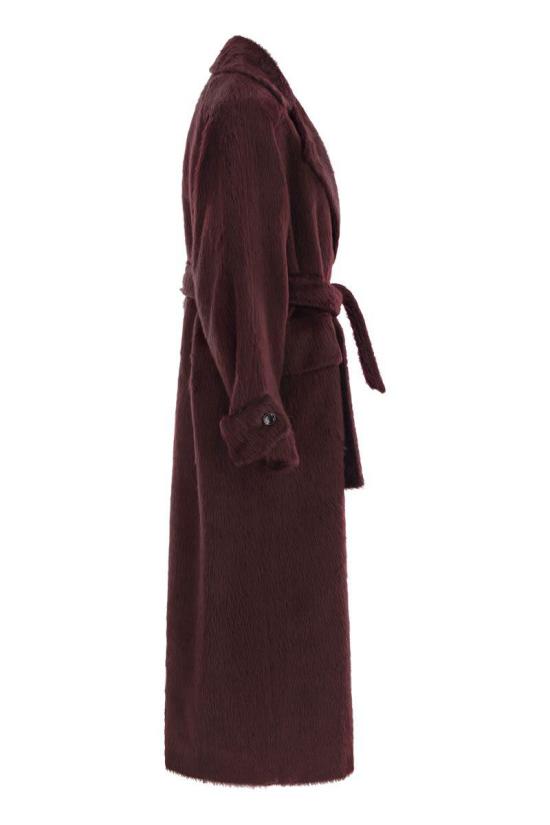 25FW 막스마라 알파카 울 롱 코트  2521016373600 003 Red - MAX MARA