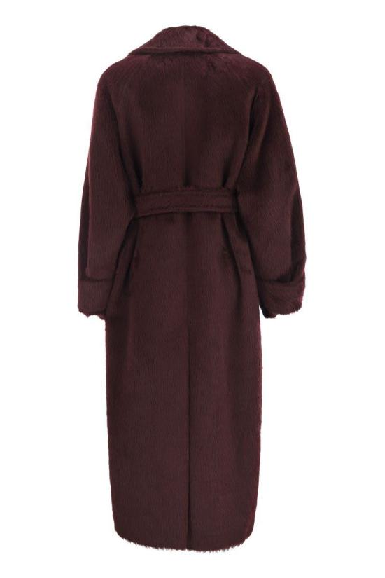 25FW 막스마라 알파카 울 롱 코트  2521016373600 003 Red - MAX MARA