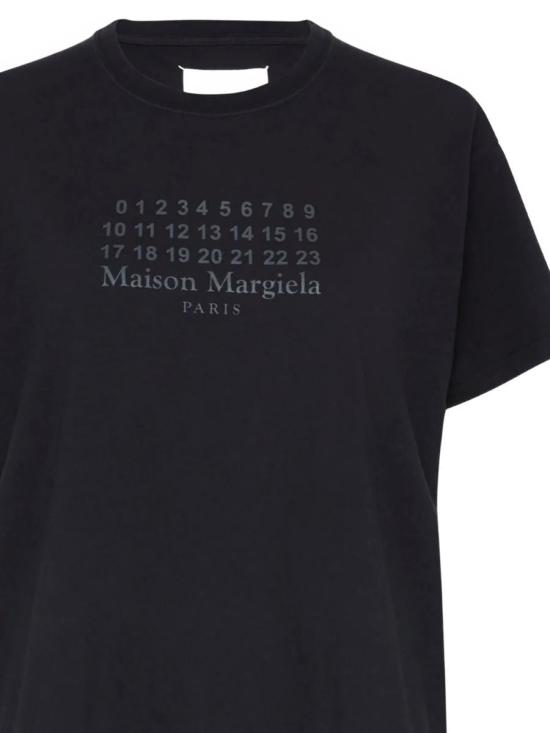 25FW 마르지엘라 반팔 티셔츠 S29GC0307S24575973 WASHED BLACK - MAISON MARGIELA